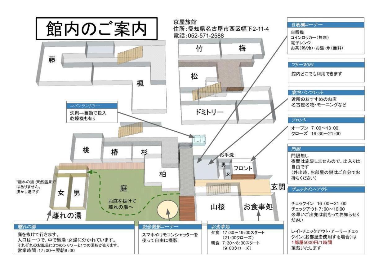 Kyoya Ryokan Nagoja Exteriér fotografie